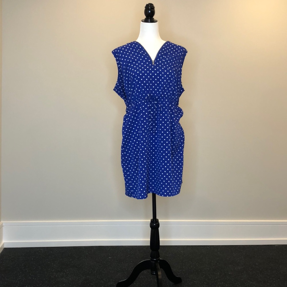 FINAL SALE! Blue Polka Dotted lily morgan Mini Dress